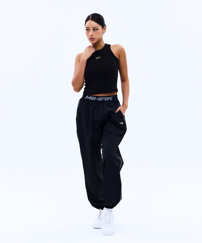 Mihag Signature Band Nylon Jogger Pants (Black)