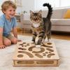 Cat Scratching Puzzle Box Pet Cat Track Bell Ball Kitten Cat Maze Box Puzzle Boredom Relief Toy for Playing And Training