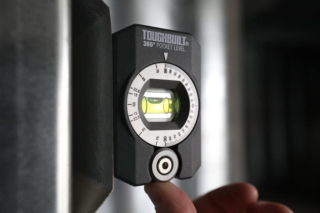 ToughBuilt 360 Degree Pocket Level - (TB-H2-L-4R) Black
