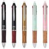 PILOT LKFB3SEFCP Multicolor Frixion Ball 4 Wood 0.5mm Coral Pink Ballpoint Pen