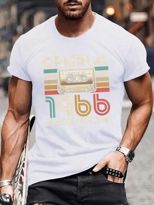 T-shirt Casual da Uomo ORIGINALE 1966 EDIZIONE LIMITATA