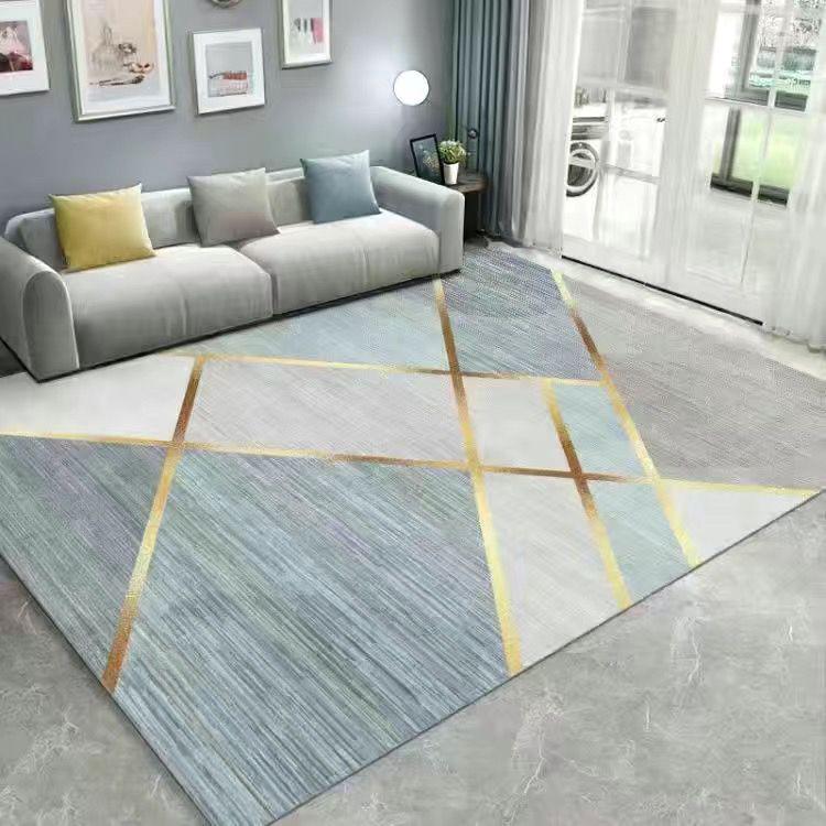 Modern Dirt-Resistant, Easy-Care Crystal Velvet Carpet for Living Room – Wear-Resistant & Non-Slip Design