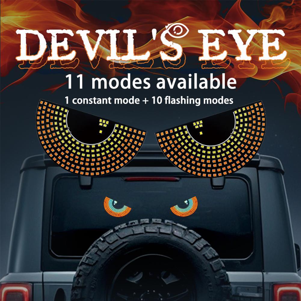 

USB Demon Eye Auto Dynamic Expression Light LED Автомобильное стекло Гибкий экран Безопасность Защита окружающей среды Декоративные огни