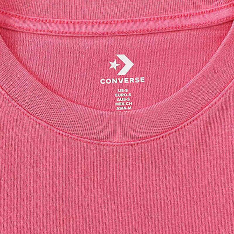 New Converse Regular T Shirt Women's Pink WCH598-ALV