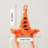 Breathable Halloween Dog Hat Pumpkin Halloween Cat Headgear Creative Woven Pets Wizard Hat  Cosplay