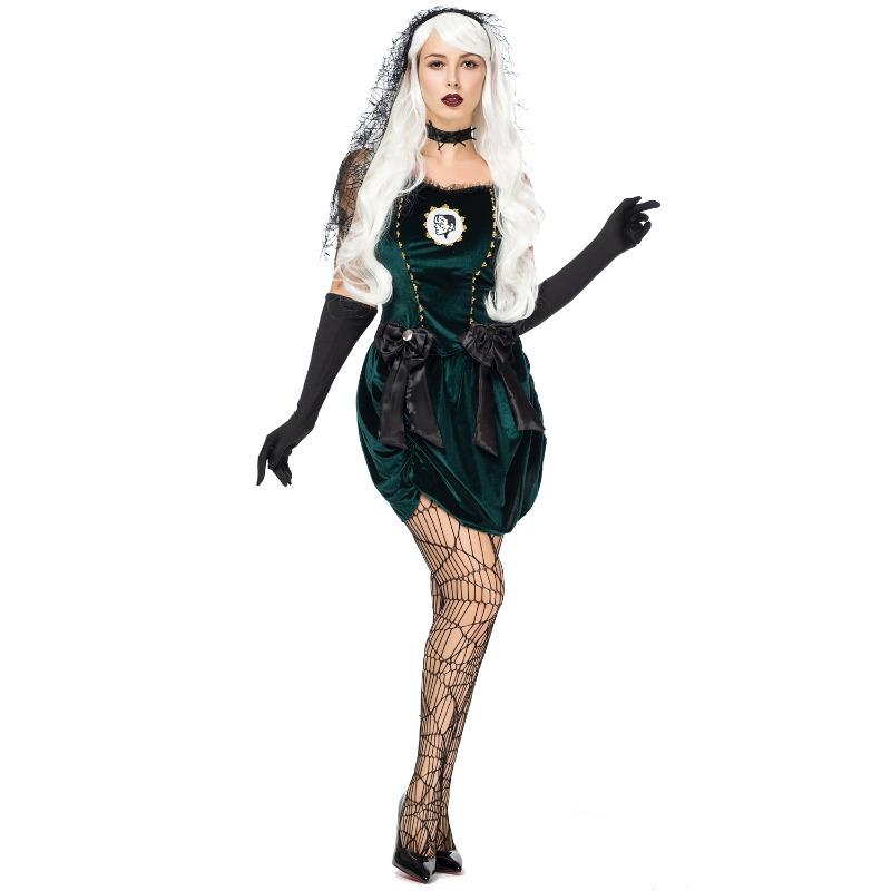 

Косплей костюмы на Хэллоуин, сценические костюмы невесты-призрака Average code