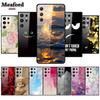For Samsung S22 S23 S21 S20 S24 FE Plus S25 Ultra Galaxy S 20 21 22 23 24 25 Glass Case Hard Tempered Phone Cover Back Protector