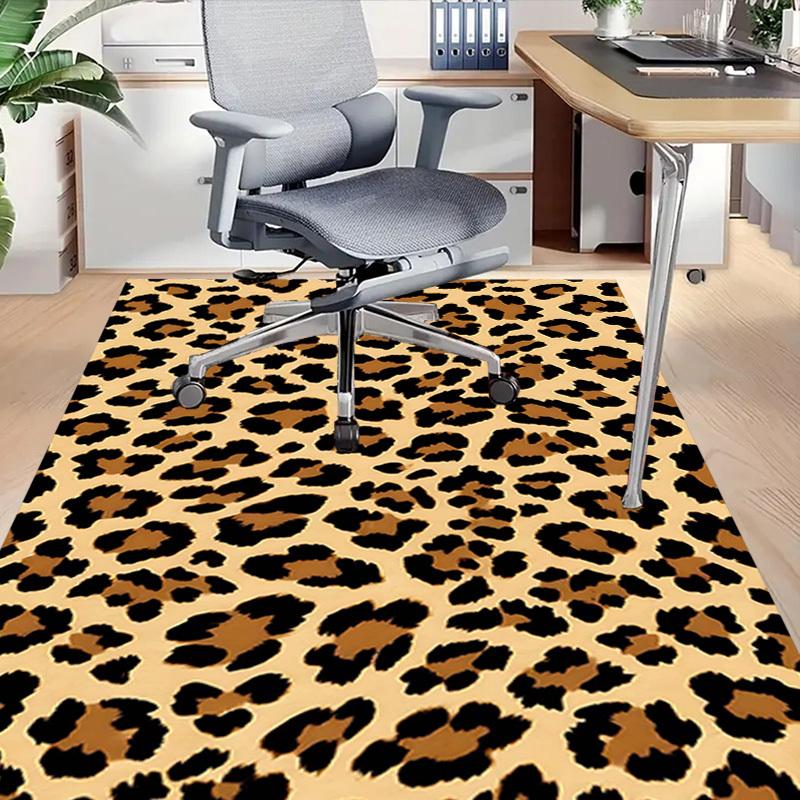 1PC Leopard Print Extra Large Non Slip Floor carpet, Office, family, bedroom, Studio   Large Area Rug Indoor Rugs, , Vibrant Colors