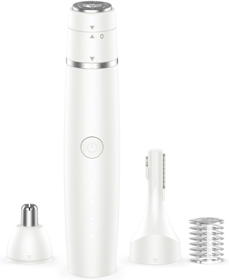 Trimmer for Women  Men, 3-in-1 Facial Hair Remover for Peach Fuzz, Eyebrow Trimmer, United States