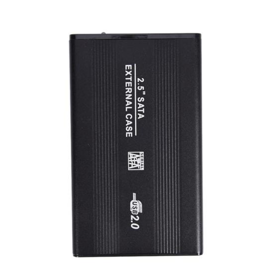 Boîtier externe USB 2.0 2,5 pouces SATA SSD HDD Boîte de protection pour disque dur mobile