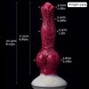 Big Knot Dog Dildo s prísavkou pre ženy Sexy hračky Zvieracie lesklé špirálovité vzory Flexibilný análny kolík Silikónový sexshop