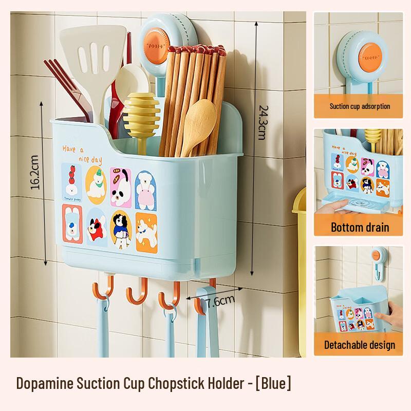 

Держатель для палочек на присоске с защитой от плесени