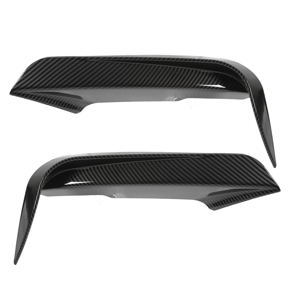 2pcs Front Bumper Vent Canard Splitter Left Right ABS Wind Knife Replacement for 3 Series F30 F31 F3 320i 328i M Sport