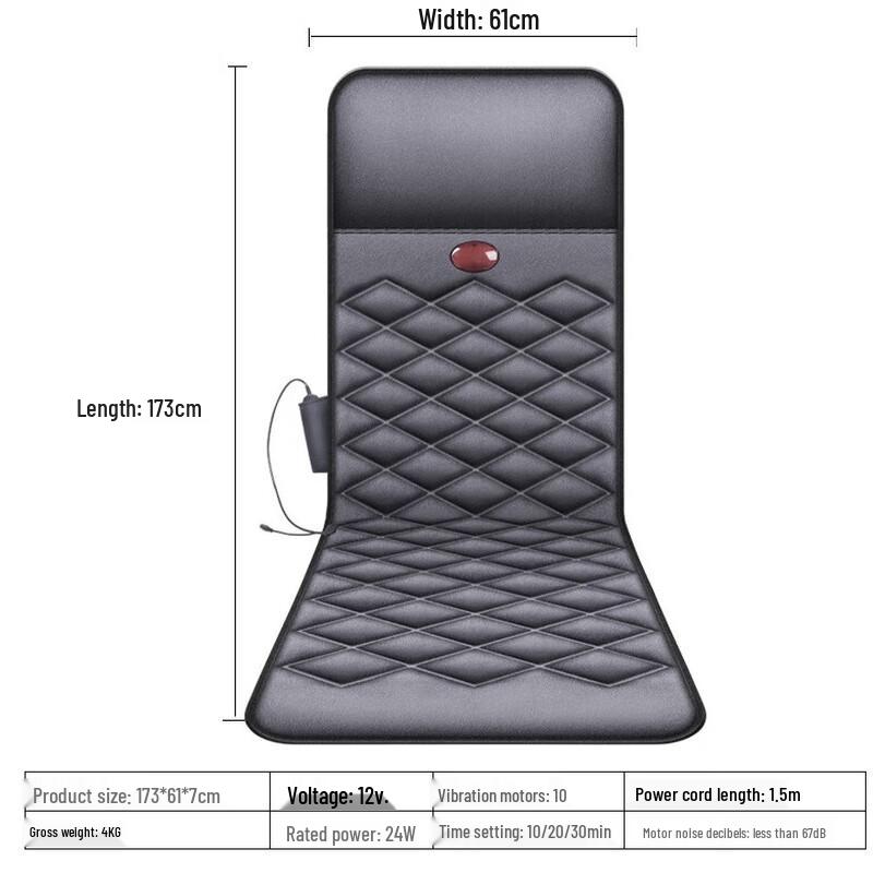 Ying'erde Full Body Electric Heating Massage Mattress