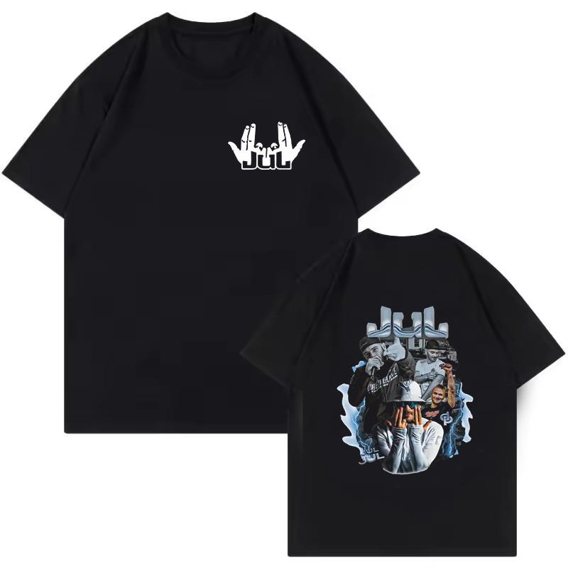 Jul Rapper Bestseller Men's Cotton Y2k Album Graphic Printed Hiphop Style Shirt Women Summer Hawaiian Luxury Tshirt
