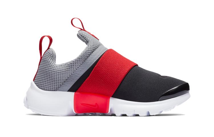 Nike Presto Extreme RT BP Abrasion Resistant Low top Sports Casual Shoes Black Gray Red Children Aged 3 7 Years Old 870023-009