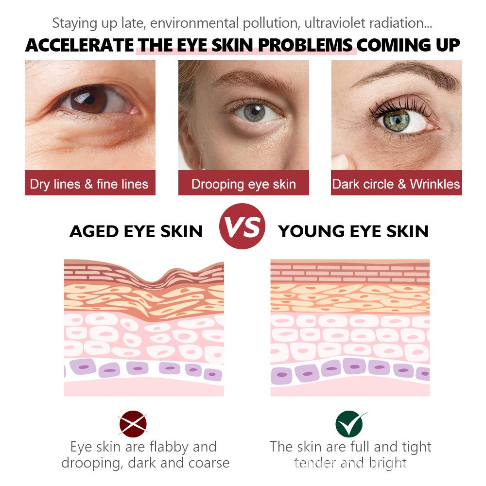 Vibrant Glamour Retinol Eye Essence reduziert feine Linien um die Augen, spendet Feuchtigkeit und spendet Feuchtigkeit