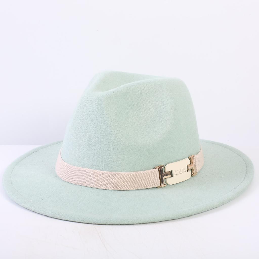 Popular European and American Classic Simple Flat-brimmed Top Hat Men's and Women's Fashionable and Elegant Versatile Jazz Hat Top Hat