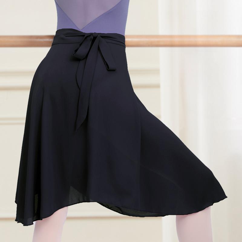 

Adult Ballet Skirt, One-piece Lace Up Half Body Chiffon Apron, Dance Costume, Practice Gauze Skirt, Long Skirt for Women One Size светло-синий