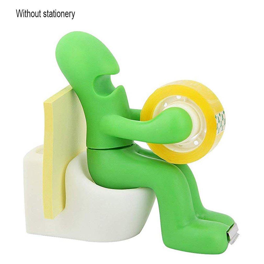 Creative Adhesive Tape Holder Tape Dispenser and Supply Station Funny Accessory for Office Home or School Paperclip Stationery