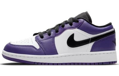 1 Low Court Purple White GS 553560-500
