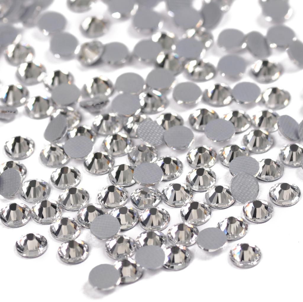 China Bulk Hot-fix Flat Back Rhinestones Bulk Crystal Glass Hotfix Rhinestones for Clothing Garment
