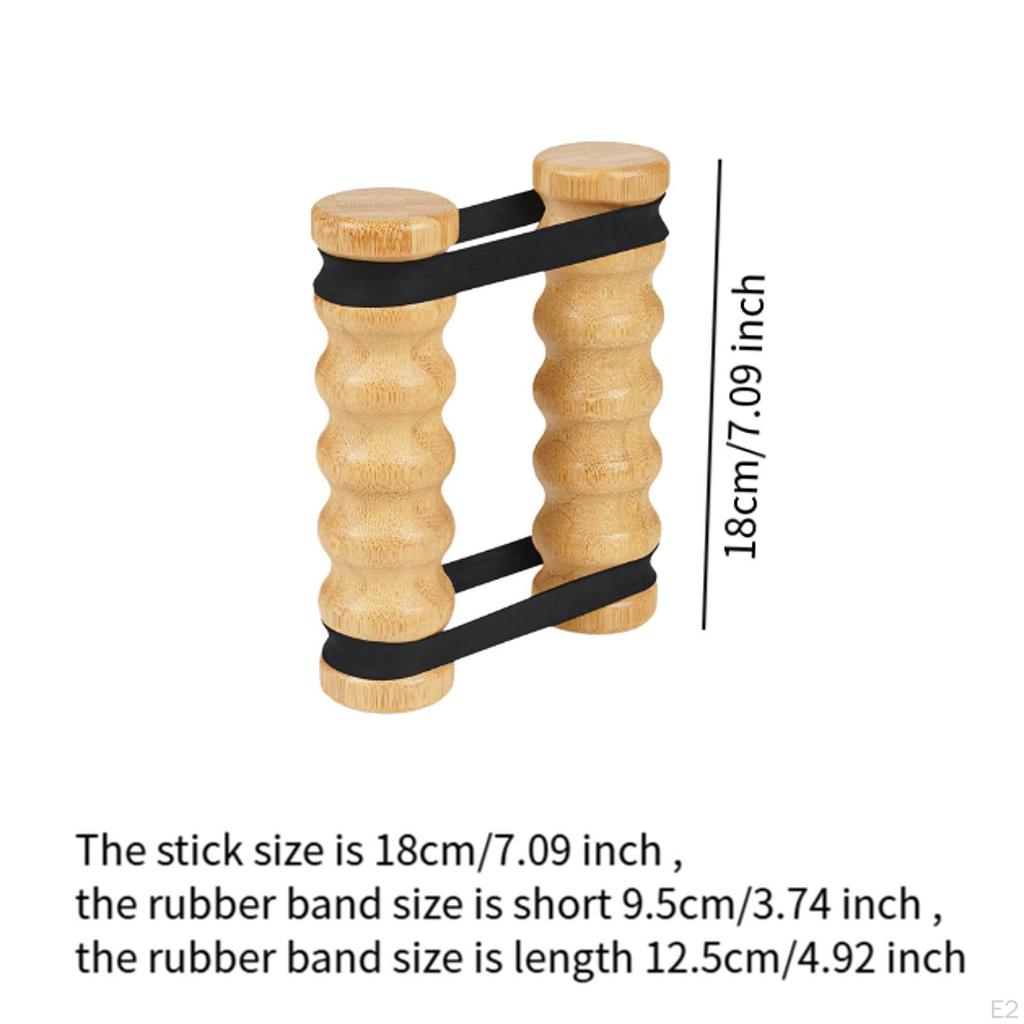 2 Pieces Resistance Stick Exercise Equipment Wood Chest Workout Training