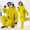 Kombinezon narciarski dla dzieci na zewnątrz zimowy ciepły kombinezon snowboardowy dla dziewcząt i chłopców Wodoodporny wiatroszczelny zestaw kurtki i spodni narciarskich Dziecięcy oddychający kombinezon śnieżny