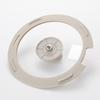 NITORI TORERU Series Silicone Rim Glass Lid 20cm Beige, Detachable Handle Compatible Cookware Lid