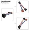 ISO Female To ISO Socket 16 Pin Radio Harness Adapter for Vehicle Audio Systems