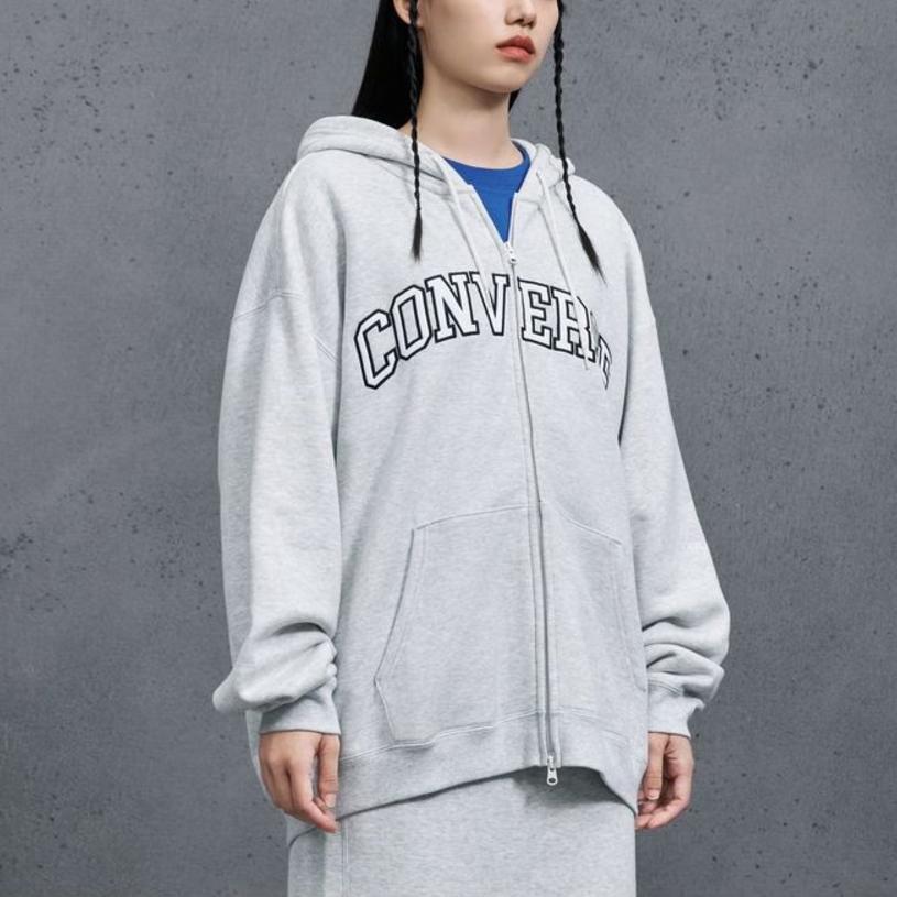New Converse Jackets Coats Men's Gray 10027083-A04