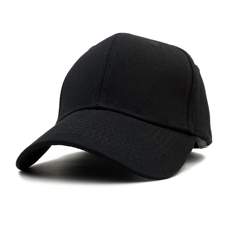 Spring And Summer Solid Color Light Board Pure Cotton Baseball Cap Can Be Added Embroidered Cap Men'S And Women'S Sports Hat Sun Hat