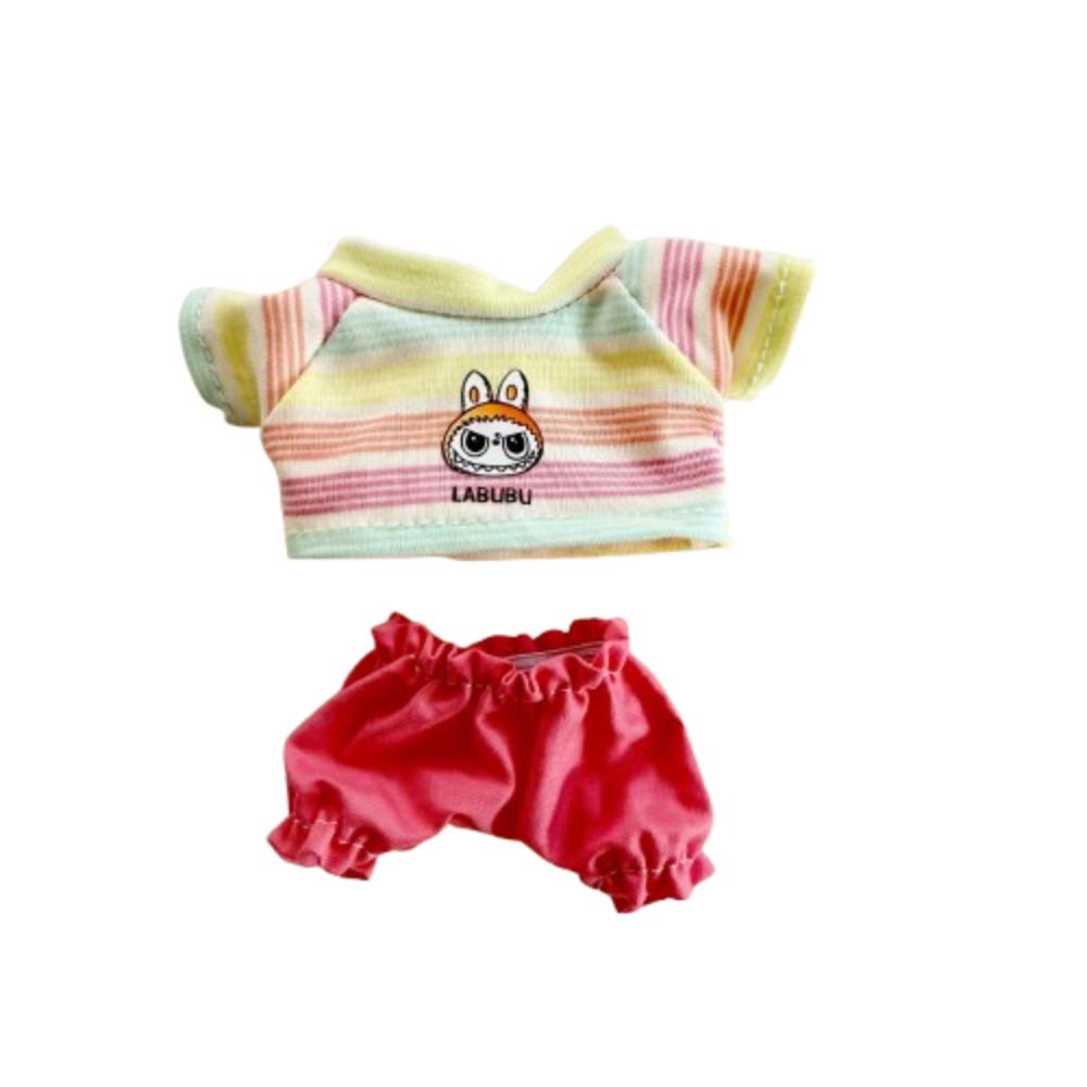 

Колекція 17см Підвіска Лабубу Одяг Набір одягу для ляльки Лабубу Аксесуари для бавовняної ляльки Style 2