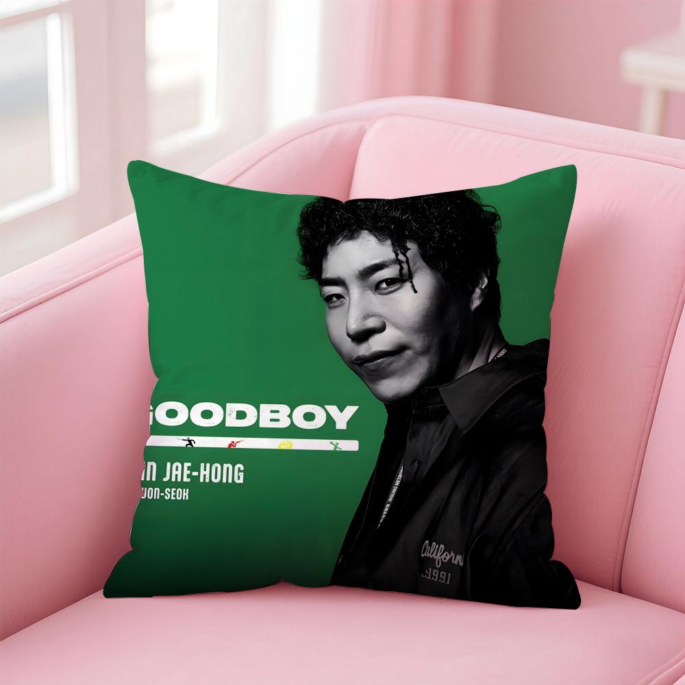 Hot Funny Korean TV Series GGood Boy Cushion Cover Pillow Case Soft Skin Friendly Fabric Concealed Zipper