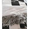 Retro Checkerboard Chessboard Grid Throw Blanket Tapestry Tassel Two Side Bedspread Outdoor Camp Beach Towels Sofa Chair Cover