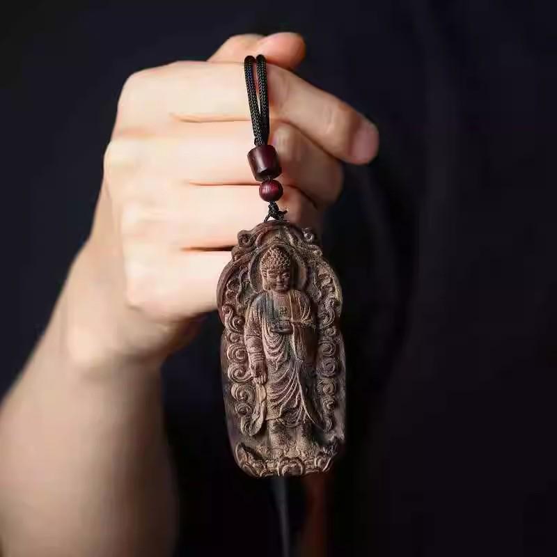 Chengui Zhao Gongming Martial God of Wealth Pendant Necklace – Five Ways God of Wealth Design for Men and Women