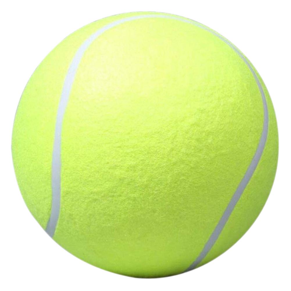 1/2Pcs 9.5 Inch Dog Tennis Ball Large Inflatable Tennis Balls Dog Chewing Interactive Toy Outdoor Cricket Pet Training Supplies