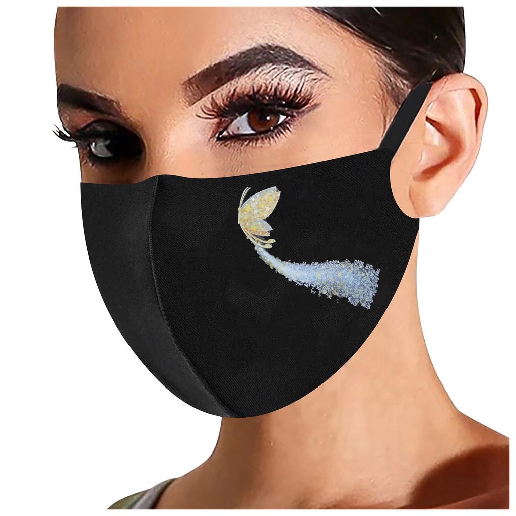 2021 Happy New Years Adult Fashion Washable Reusable Pollution Cover Face