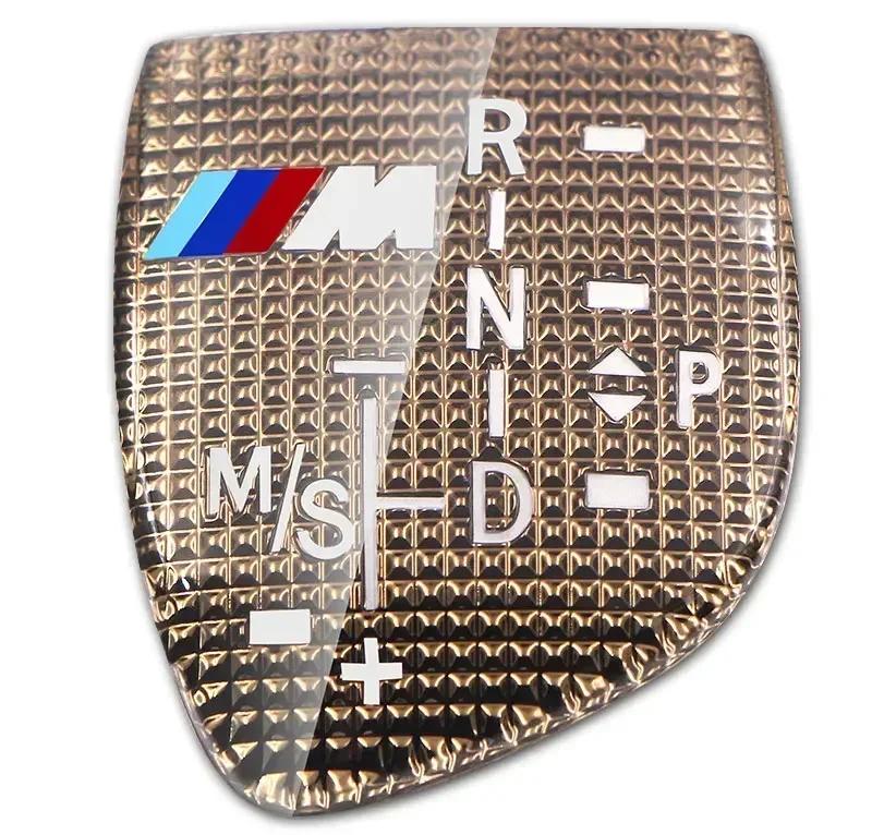 X4 X5 X6 2025 Car For BMW 1pcs M performance Car Gear Shift Knob Sticker Cover For bmw M Sticker X1 X3 X4 X5 X6 X7 e46 e90 f20 e