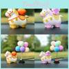 Small Pony Fu Fu Resin Car Decor Set With Creative Cartoon Style For Auto Interior Enhancement