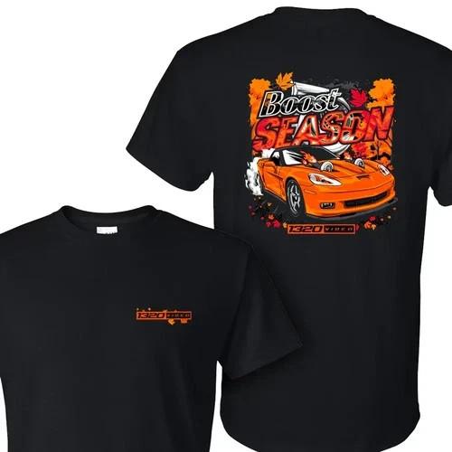 1320video Boost Season T-shirt, Turbo Life Street Race Car T-shirt 2XL