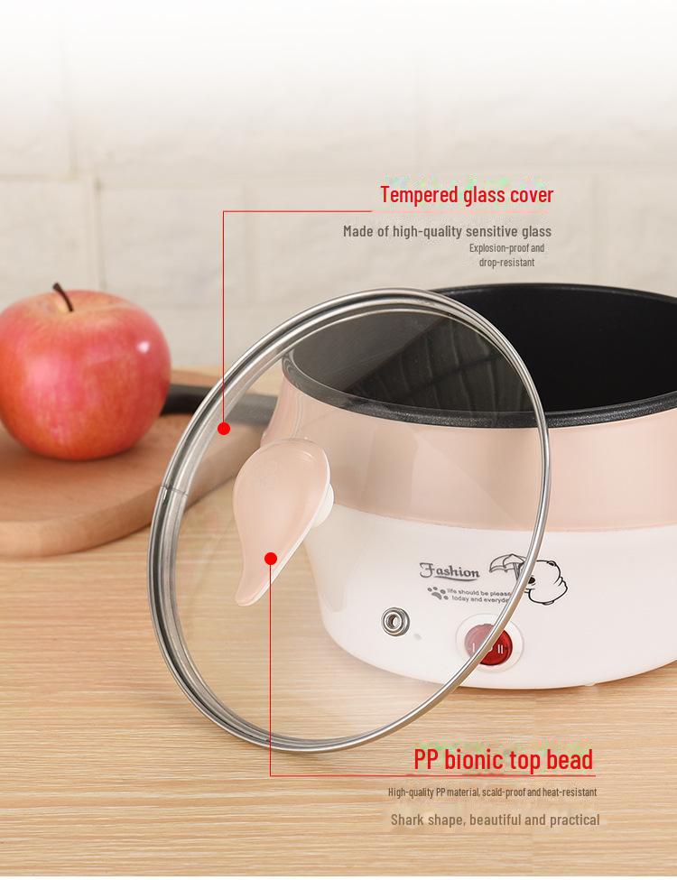 Multifunktionaler elektrischer Antihaft-Kochtopf: Omelett, Braten, Mini-Hot Pot.