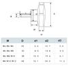 Stainless Steel Star Hand Knob Screws Premium Bolt Bakelite Hand Knob M6/M8 Six-Lobe Tightening Screws Hand Screw Tool