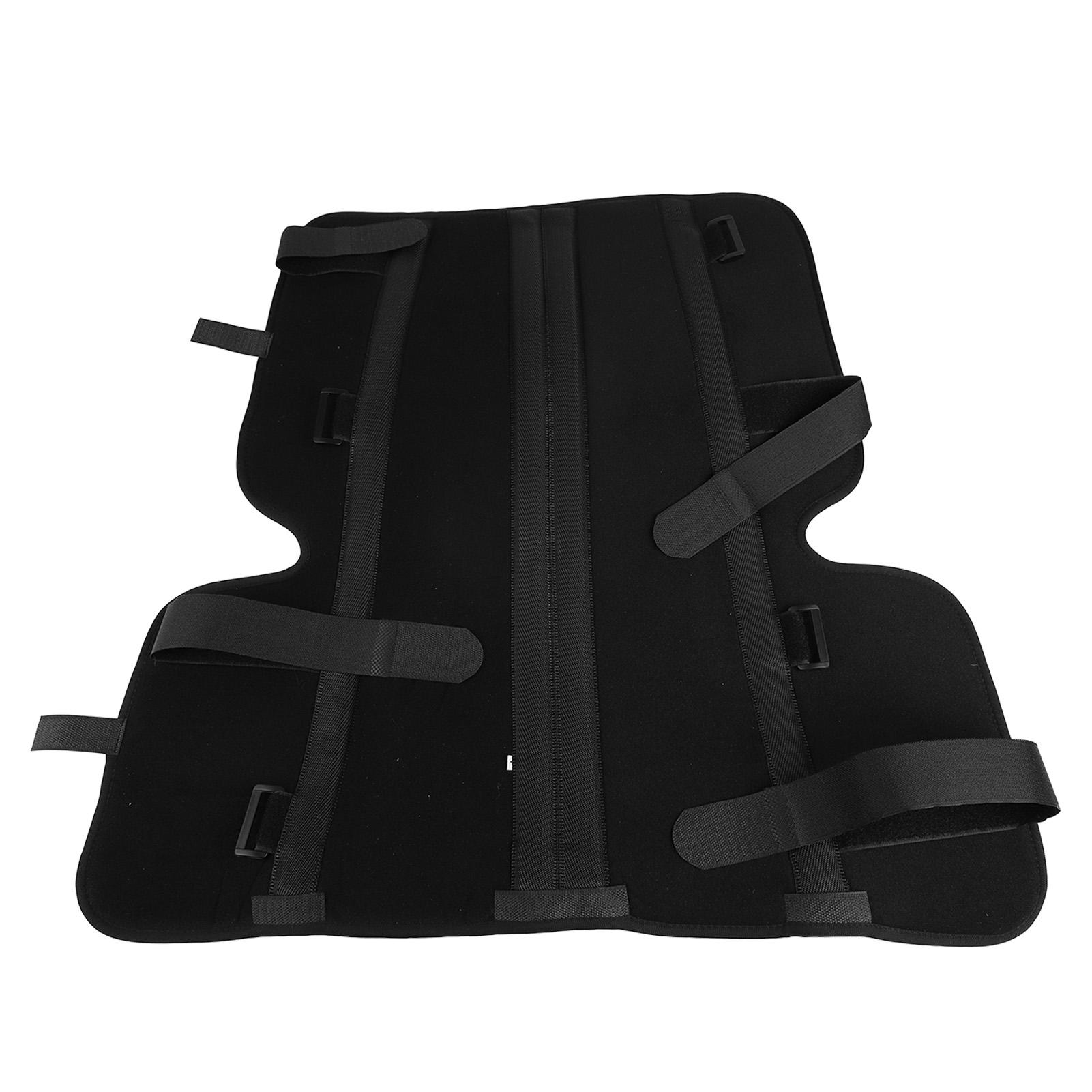 Knee Brace Strong Support Size Adjustable Comfortable Breathable Knee Support with Alloy Bars Black M