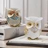 Owl Statue Home Decors Accents Small Animal Sculptures Lovely Owl Figurines for Bedroom Home Gift for Birds Lover
