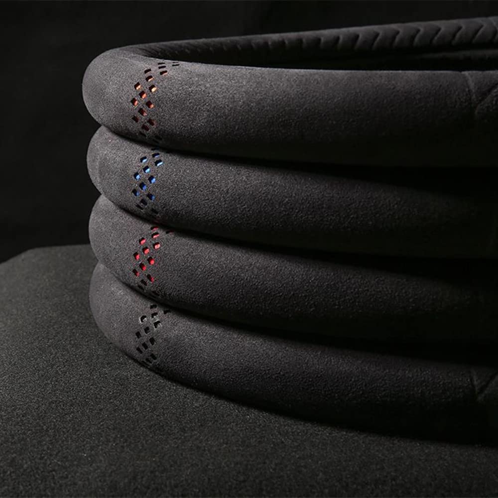 SEKIDAR Steering Wheel Comfortable To the Excellent Car Suitable for Blue Cover, Breathable, Non-Slip, Touch, Grip, All-Season, Accessories, Cars,