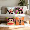Funny P_Paul F_Frank Pillow Case Pillow Case Living Room Sofa Cushion Cover Suitable For Home Bedroom Room Decoration