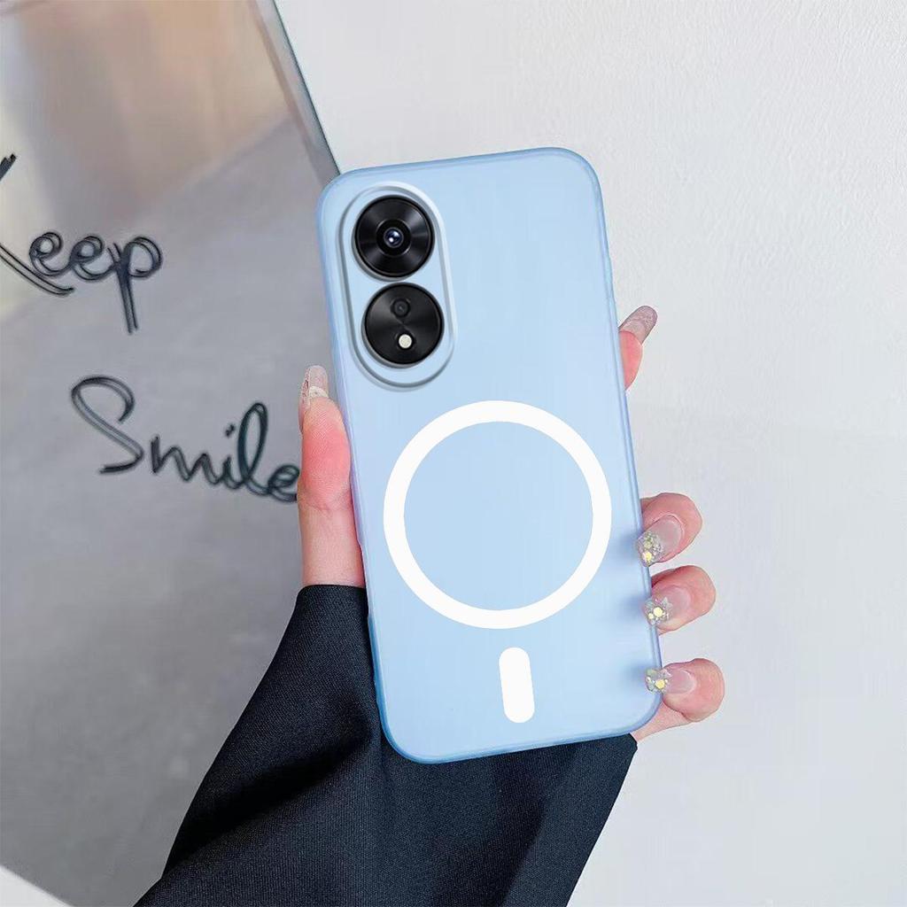 Case for OPPO A38 4G,A18 4G Premium Magnetic Matte Phone Casing Protection Cover