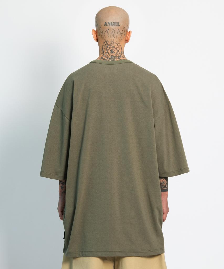 AJOBYAJO [Pba] Ajo Collage T-Shirt [Khaki]