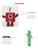 Cartoon Anime Figurine Building Blocks Toy Cake & Desk Ornament